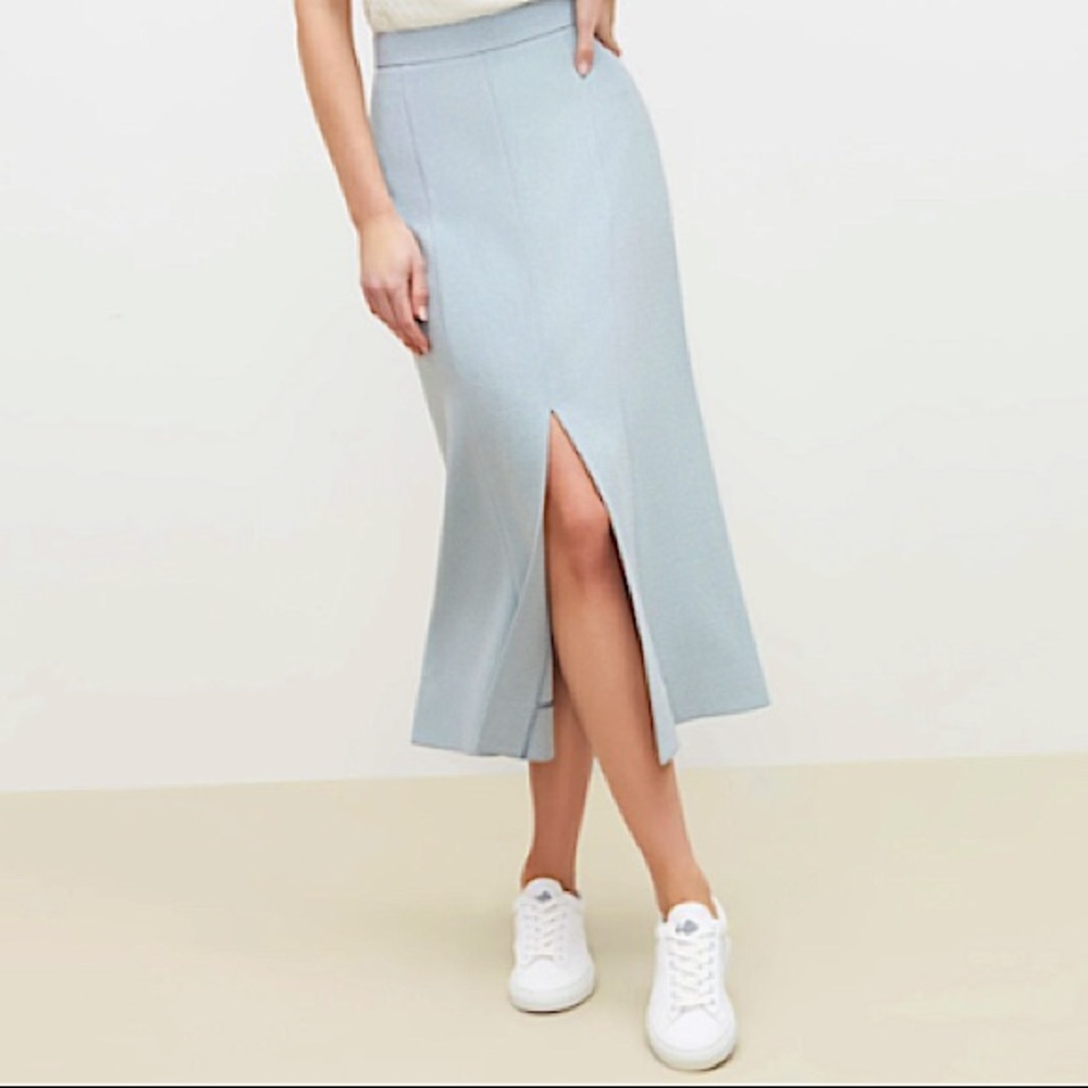 NWT- M.M. LaFleur Eva Skirt in Powder Blue - Size 6